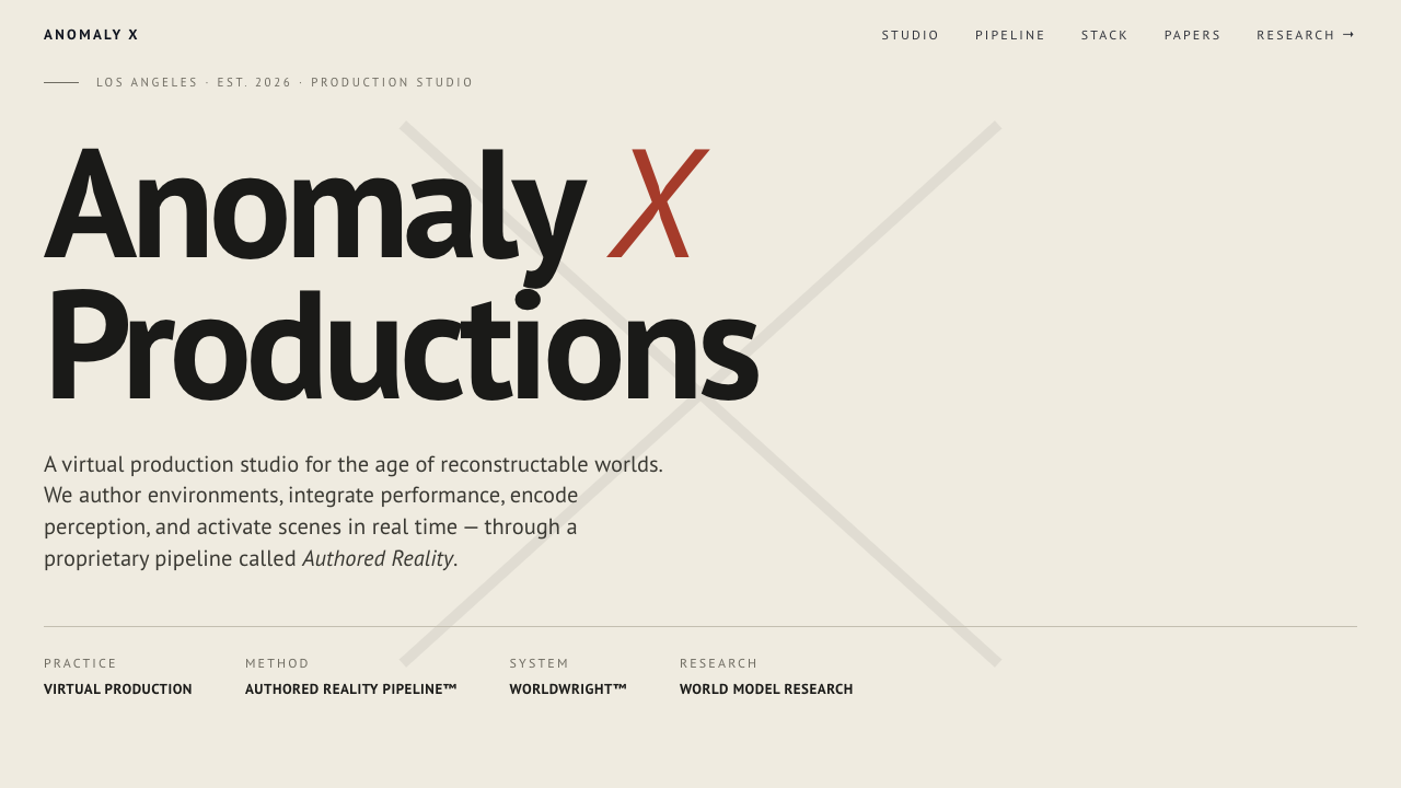 Anomaly X