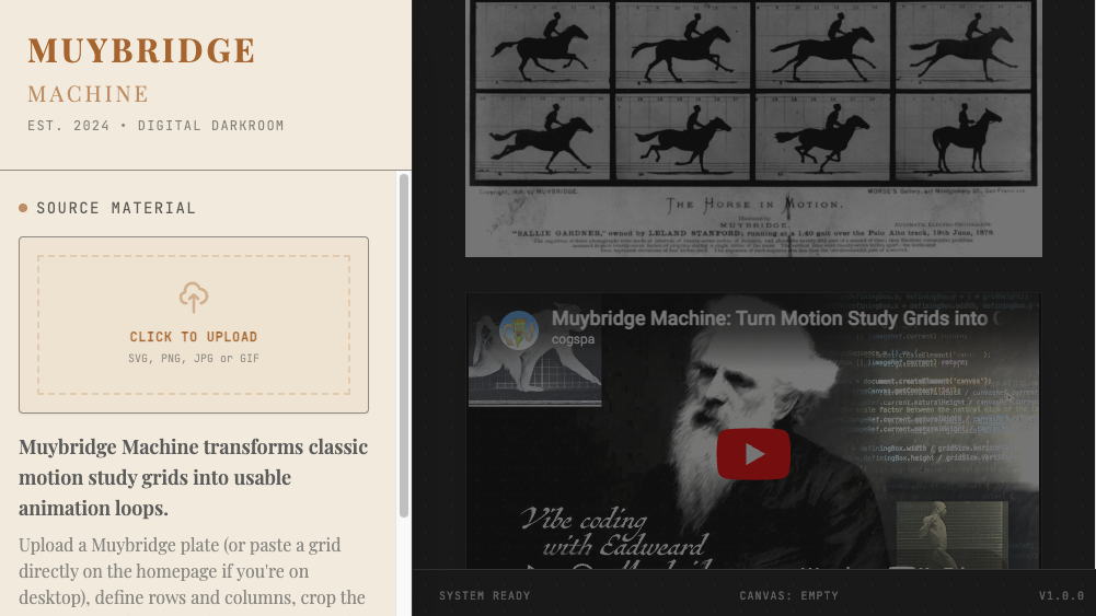 Muybridge Machine